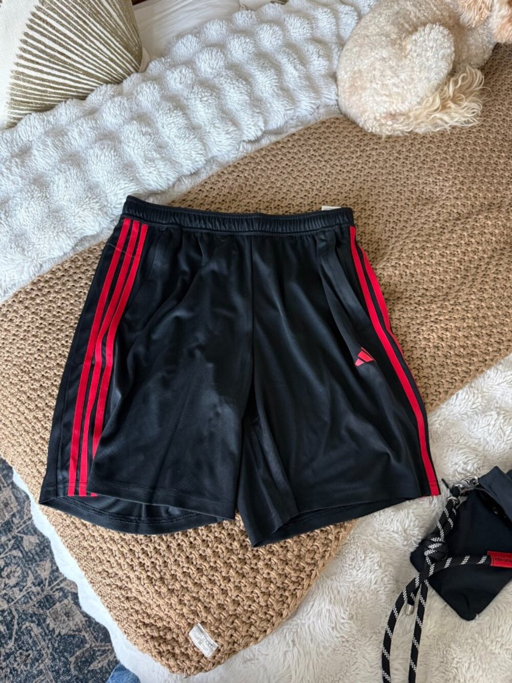 Adidas AeroReady 3-Stripe Athletic Shorts Men's L NWT